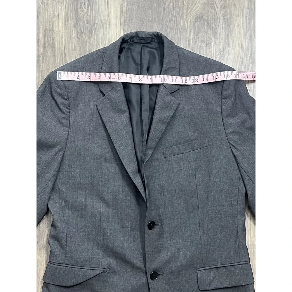 Theory‎ Blazer Mens 40 Sports Coat Grey Wool Regular Classic Jacket